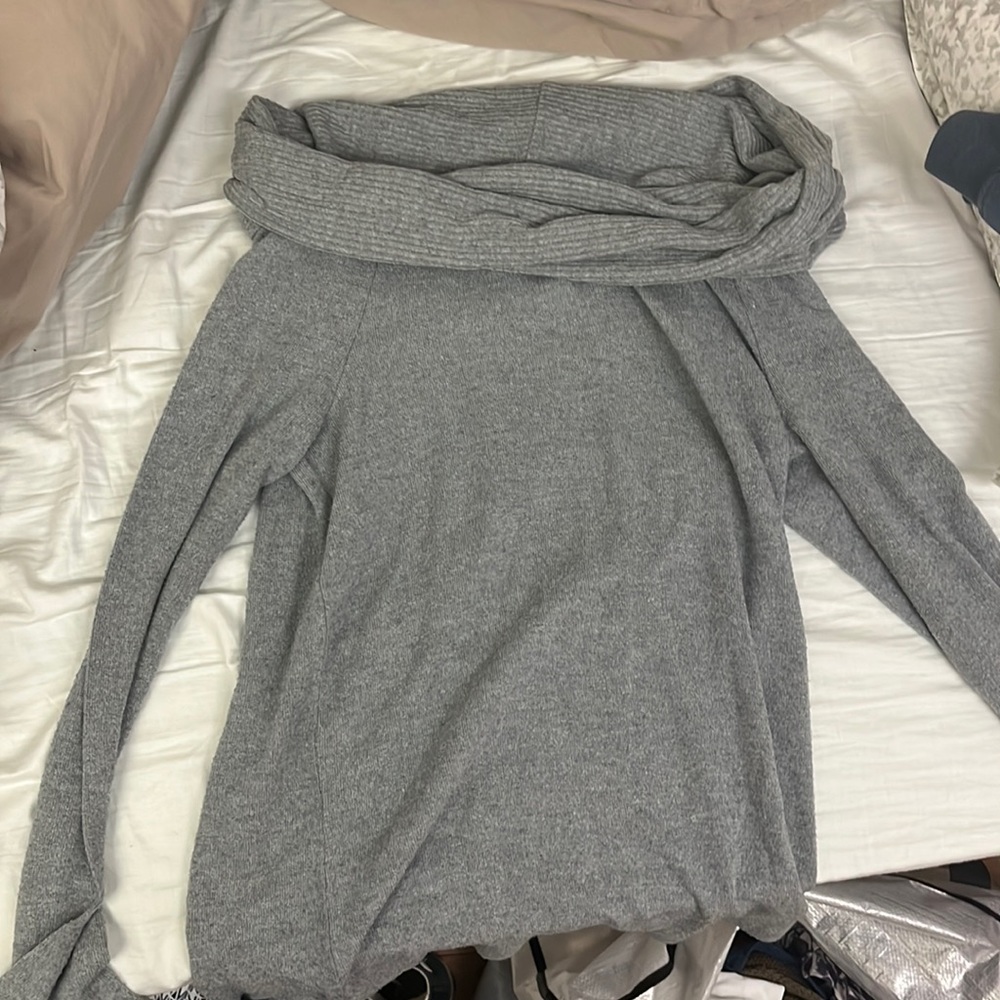 Three dots cowl neck sweater